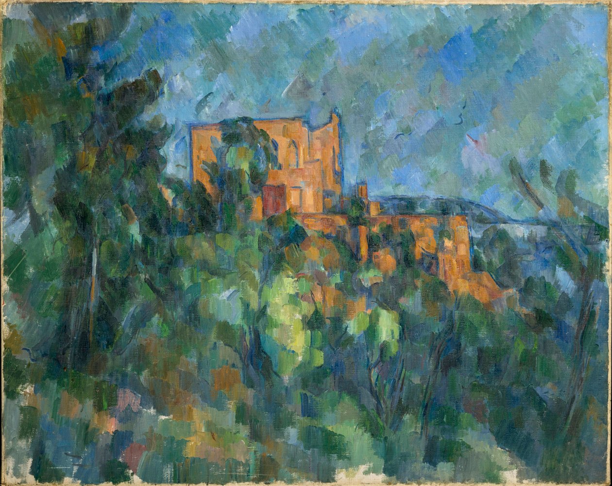 Černý hrad, 1903-1904. od Paul Cézanne