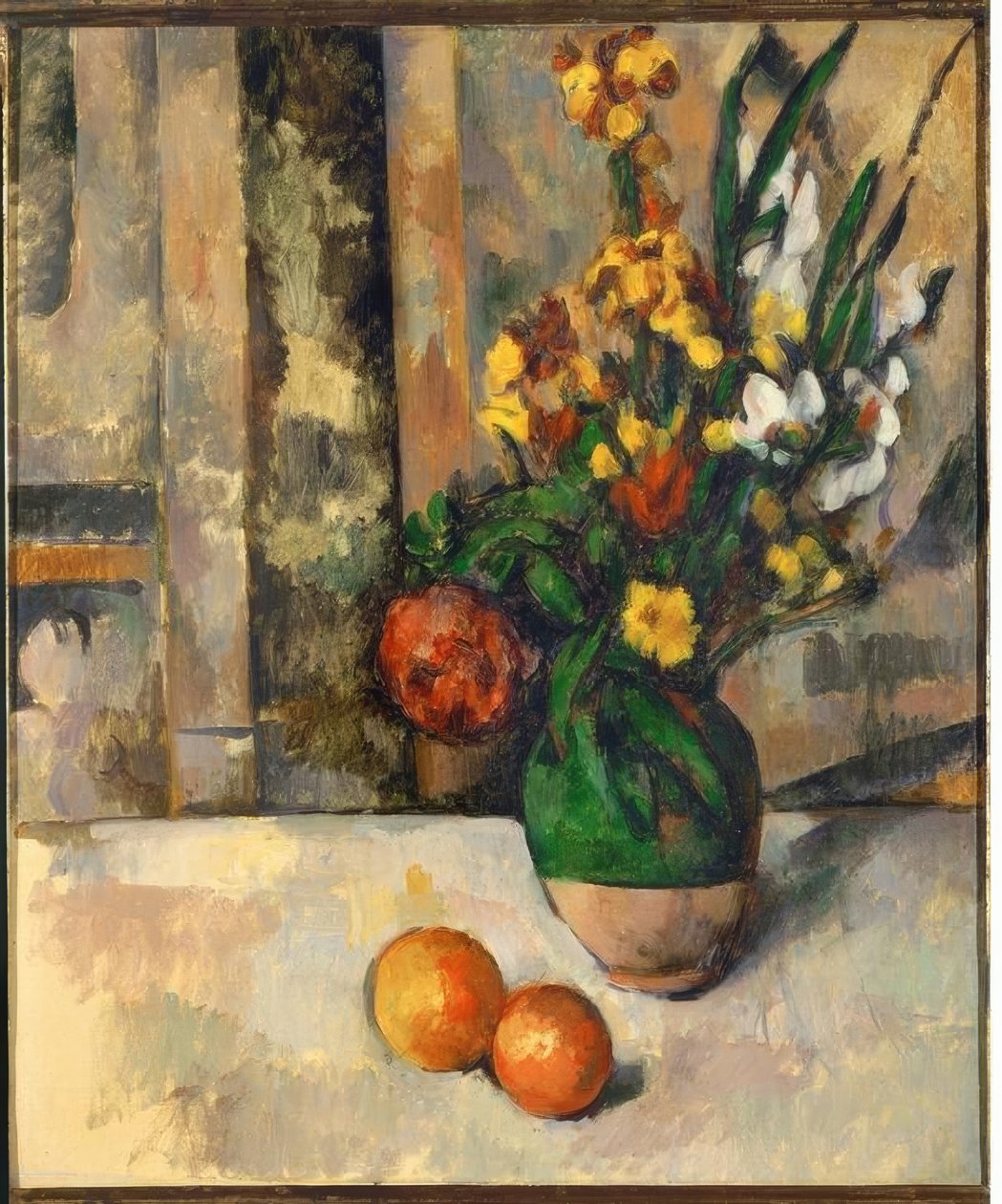 Cézanne, váza s jablky / 1883–87 od Paul Cézanne