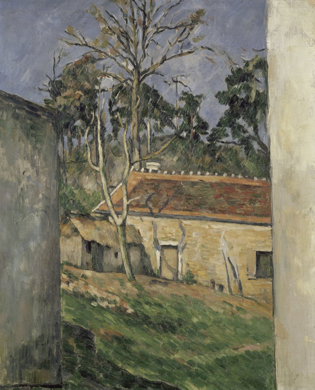 Hospodářský dvůr, 1879 od Paul Cézanne