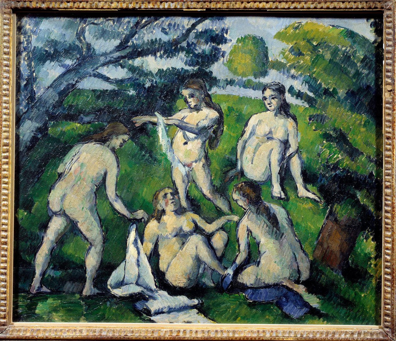 Obraz Five Bathers od Paula Cezanna od Paul Cézanne