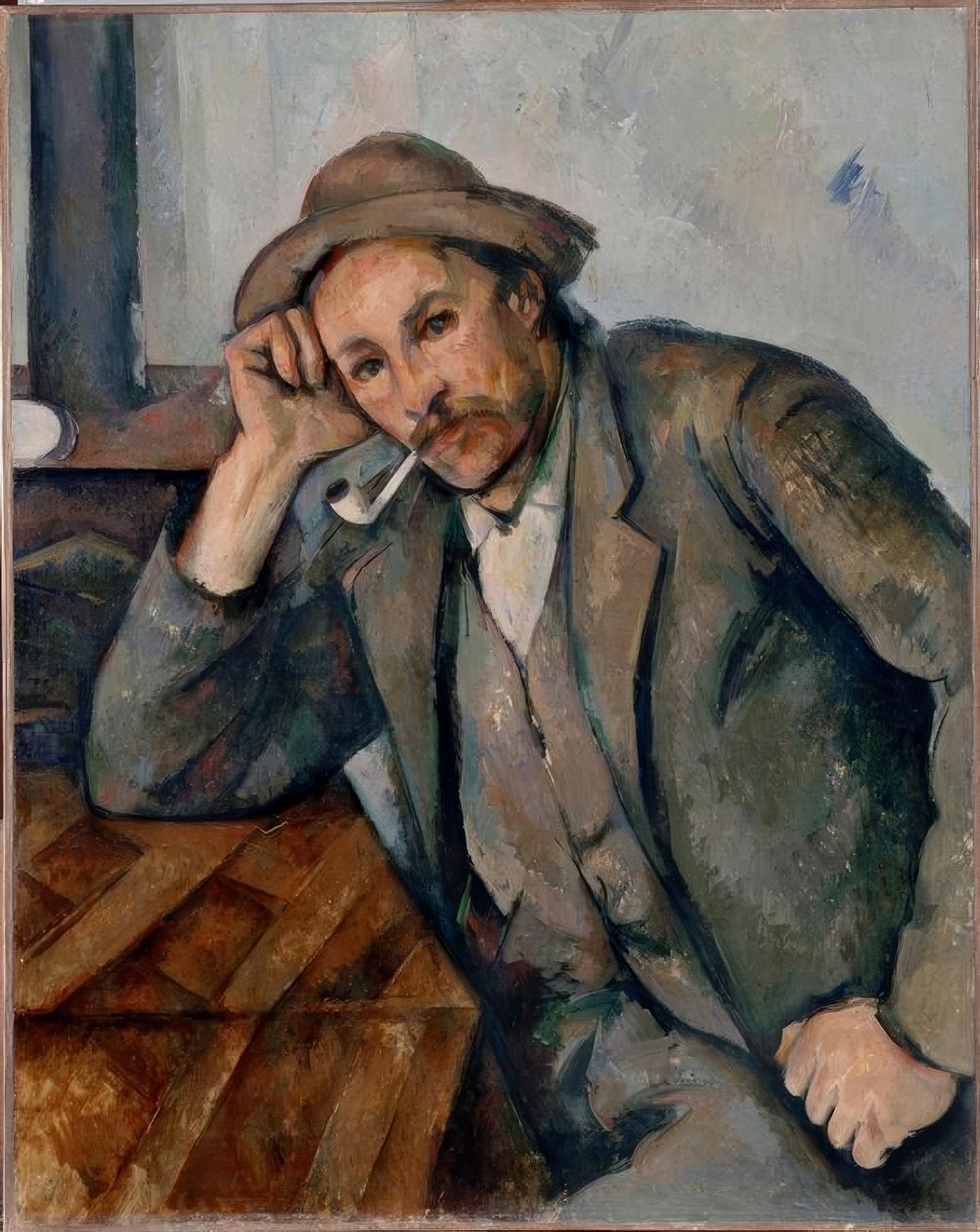 Štíhlý kuřák od Paul Cézanne