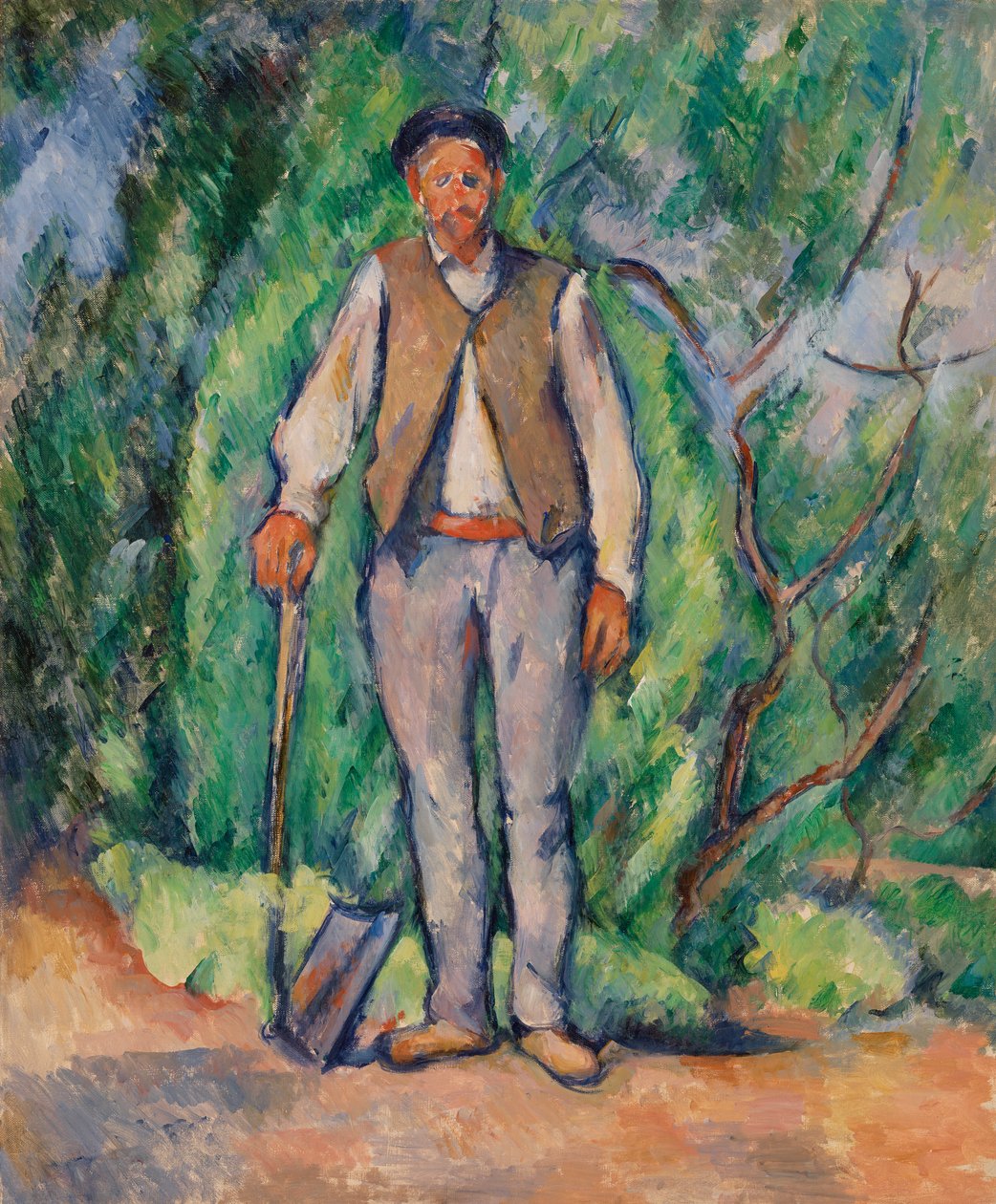 zahradník (zahradník) od Paul Cézanne