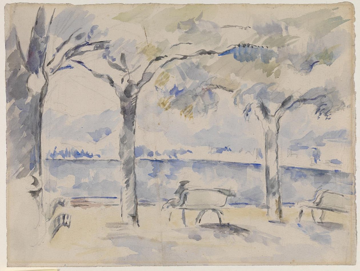 Útočiště od Paul Cézanne