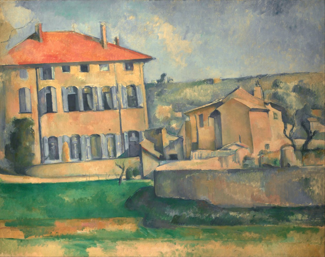 Dům v Aix od Paul Cézanne