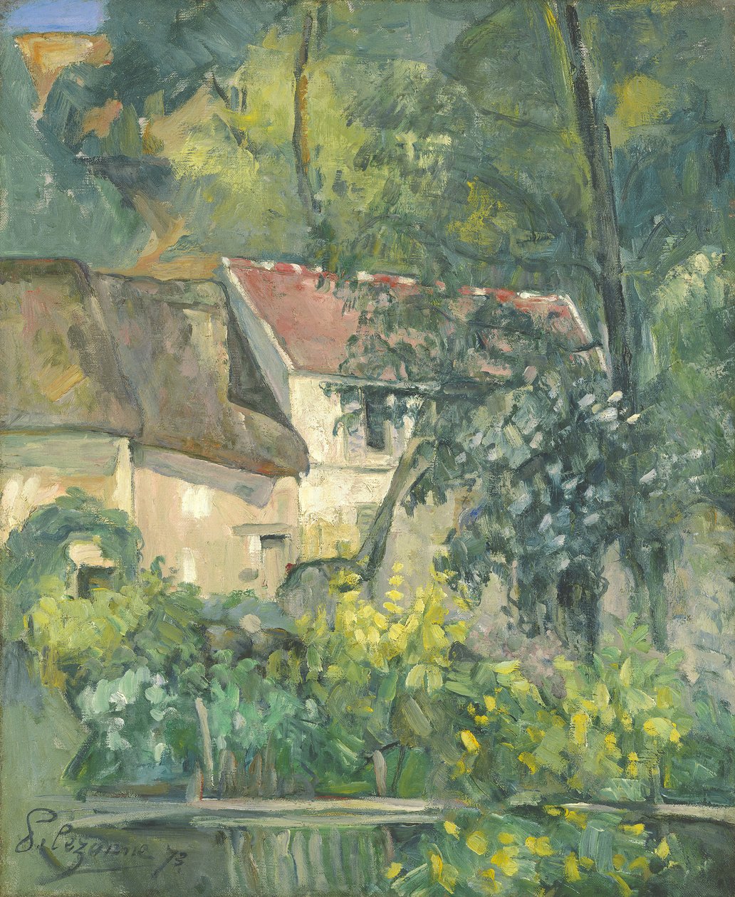 Dům Père Lacroix, 1873 od Paul Cézanne