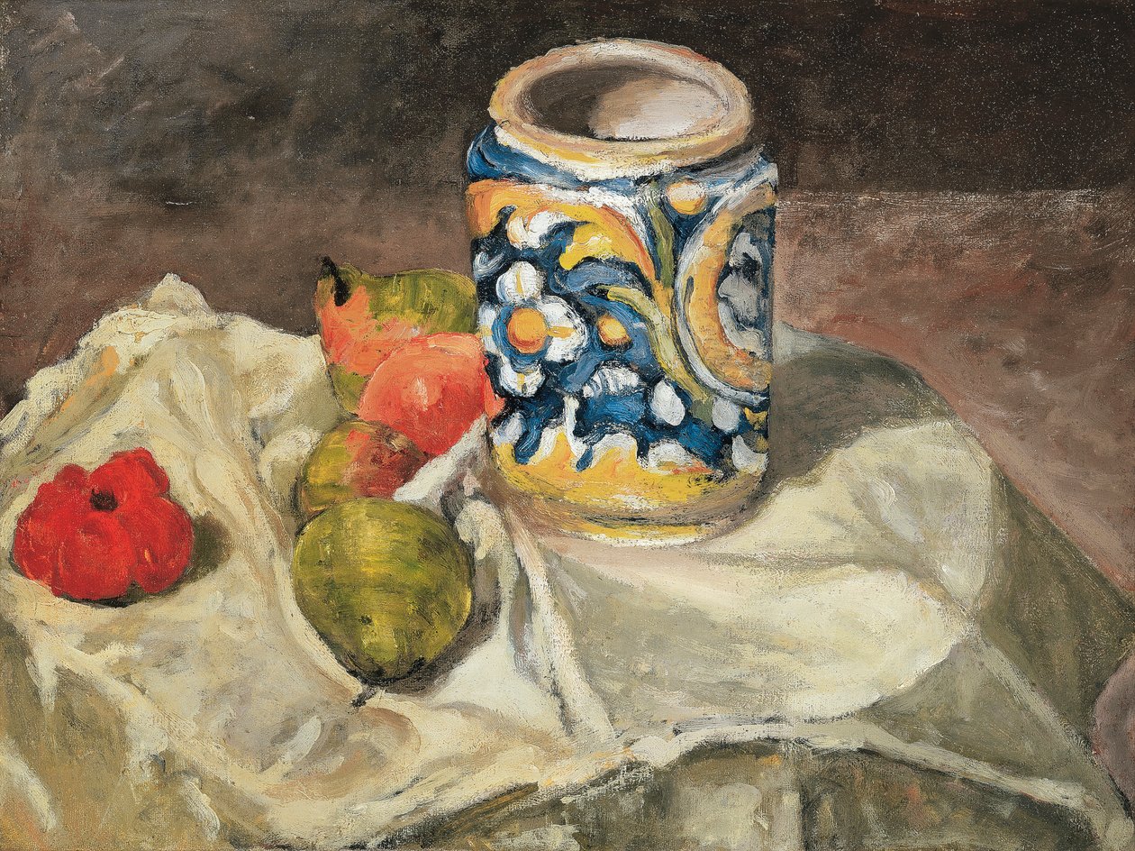 Italská fajáns, 1872-73 od Paul Cézanne