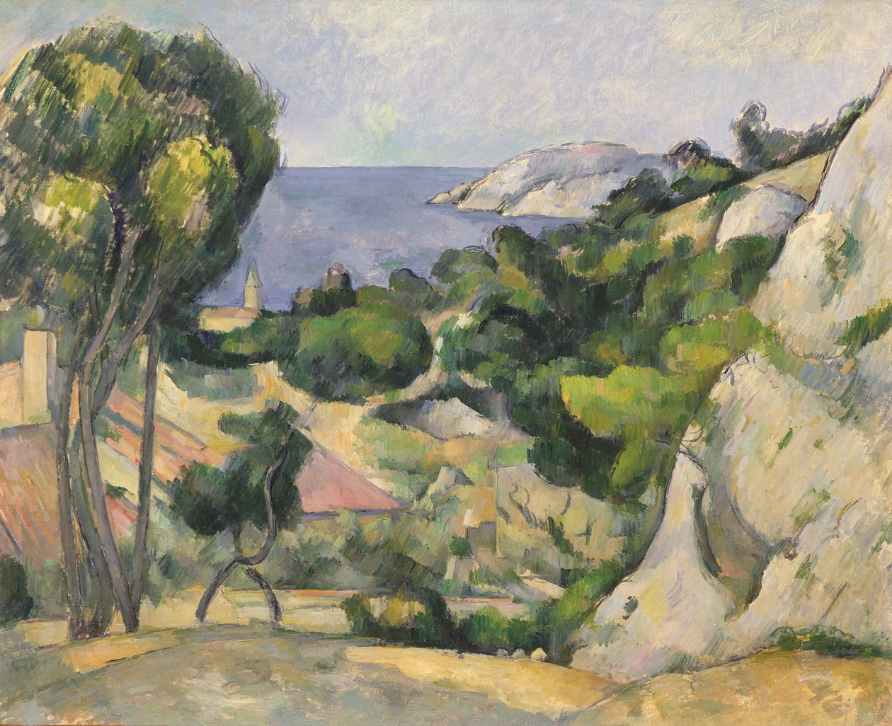 LEstaque, 1879-83 od Paul Cézanne