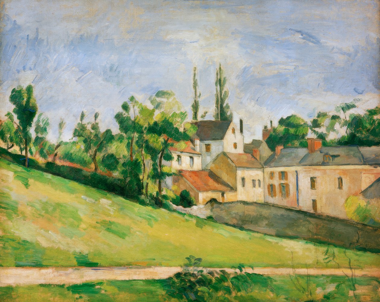 The Ascending Road - The Ascending Road od Paul Cézanne