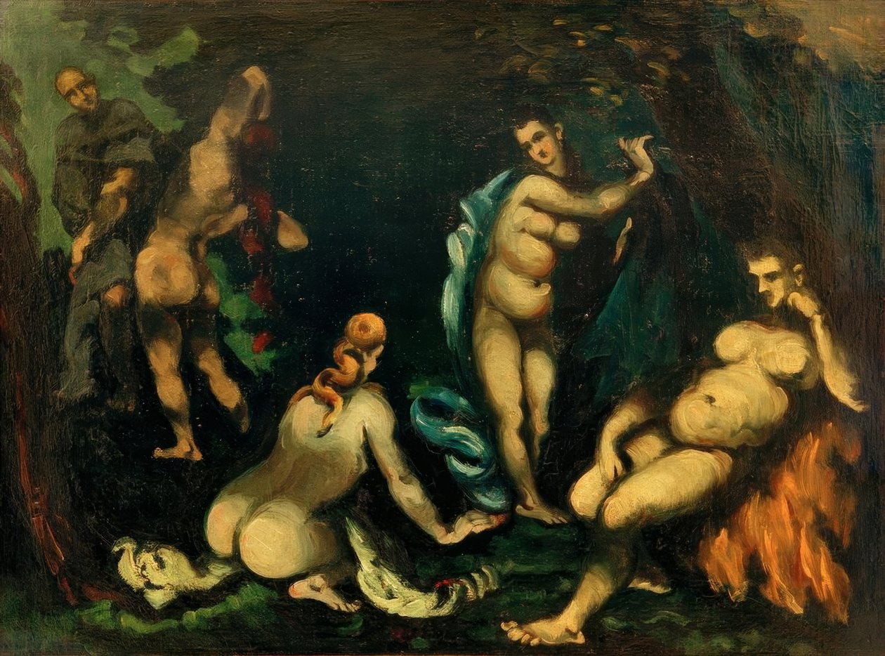 Pokušení svatého Antonína od Paul Cézanne
