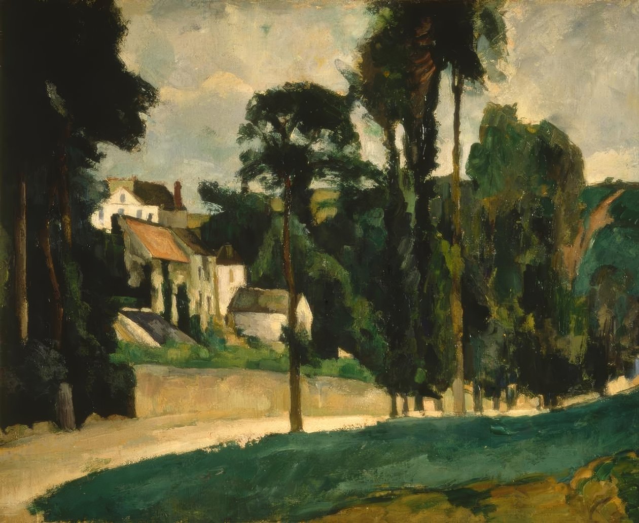 Le Clos des Mathurins v Pontoise od Paul Cézanne