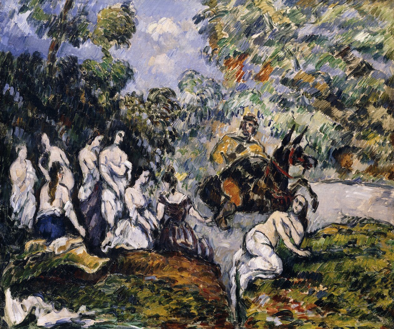 Legendární scéna; Scéna Legendaire, kolem roku 1878 od Paul Cézanne