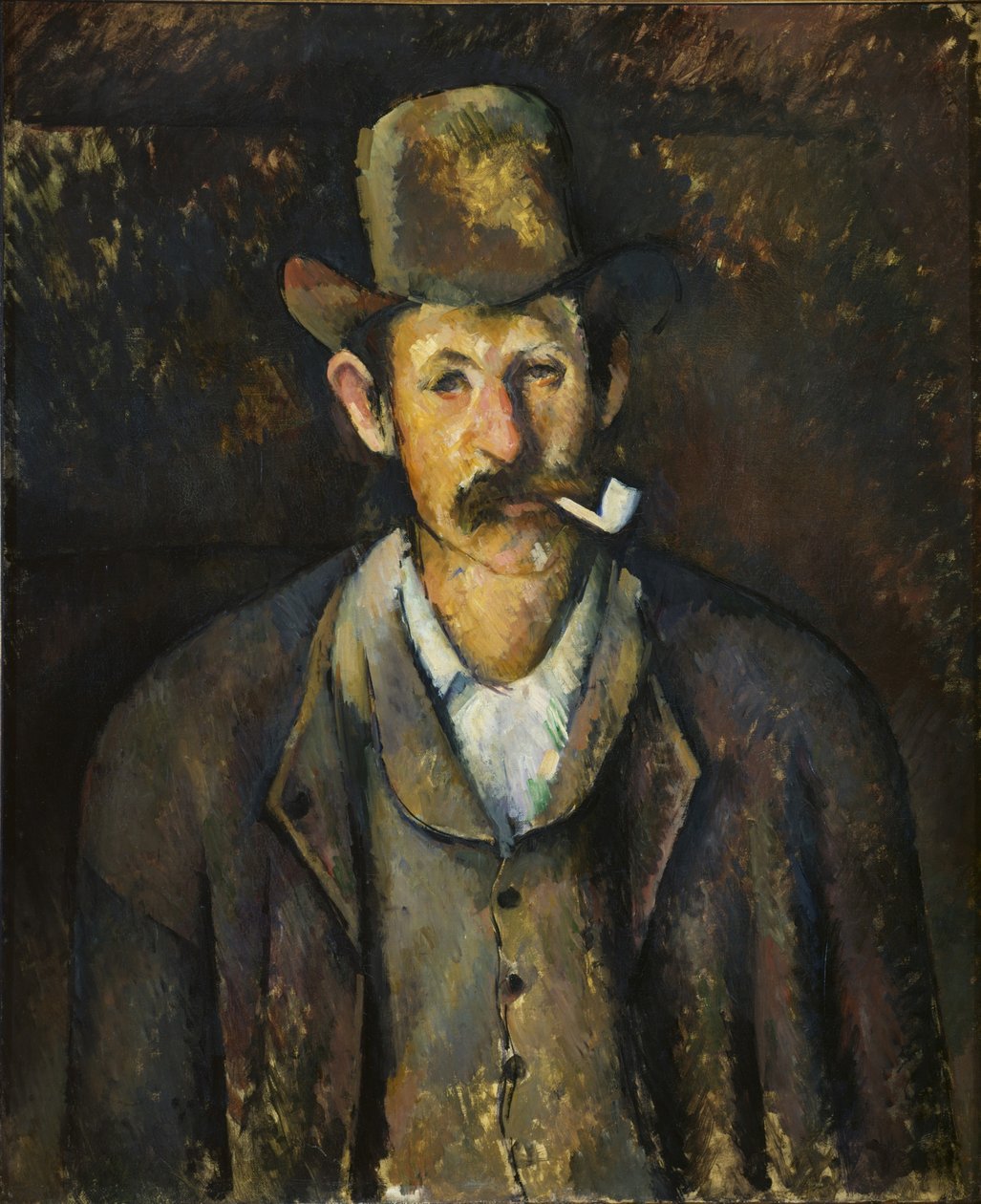 Muž s dýmkou, asi 1892-1896. od Paul Cézanne