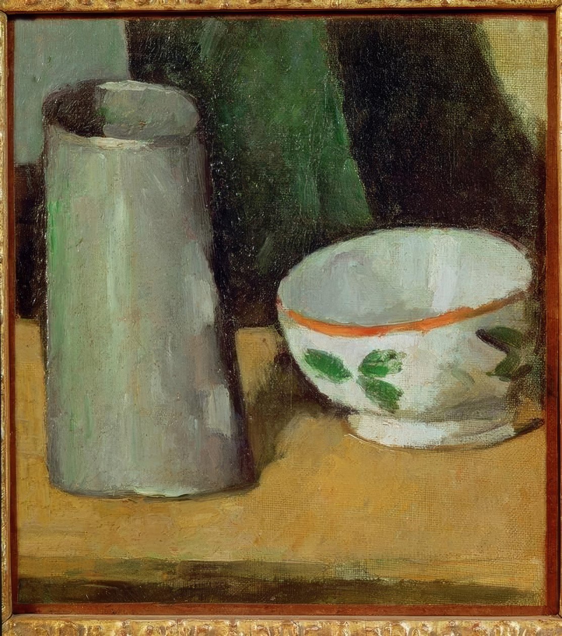 Miska na mléko a džbán od Paul Cézanne