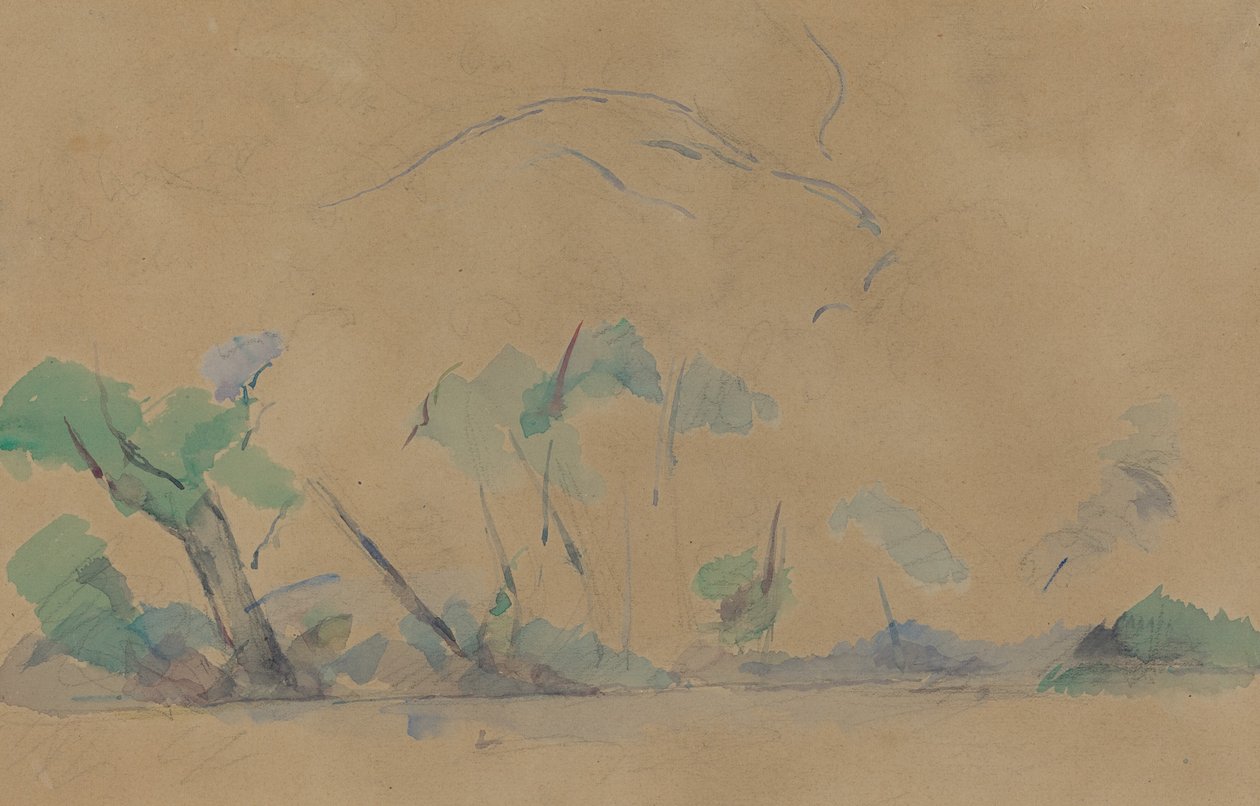 Mount Sainte-Victoire [vpředu] od Paul Cézanne