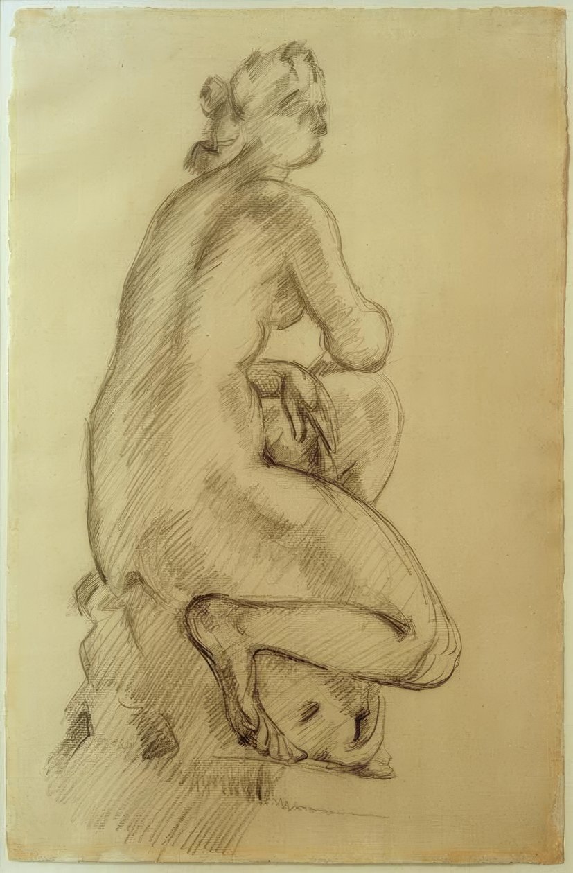 P.Cézanne, Kauernde Venuše od Paul Cézanne