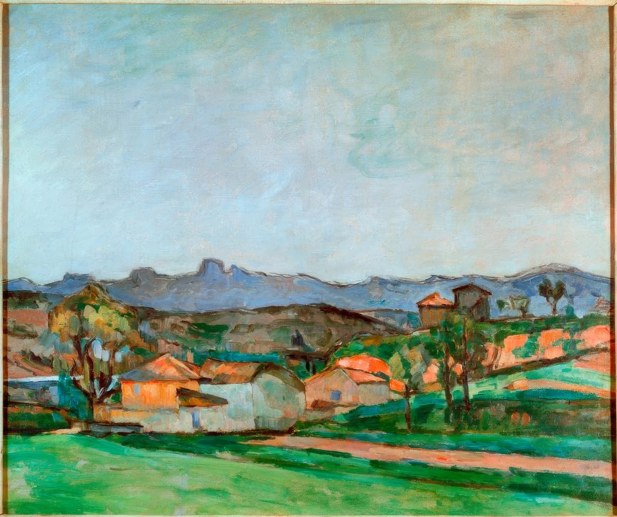 Provensálská krajina od Paul Cézanne