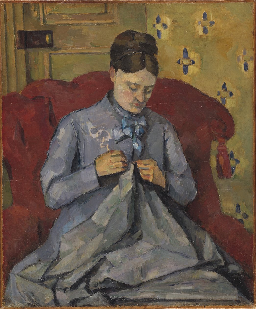 Portrét manželky umělců, 1877 od Paul Cézanne
