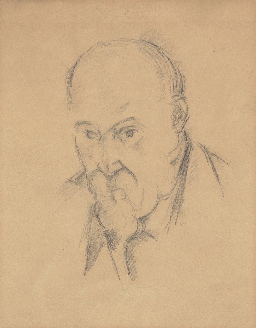 Autoportrét [recto] od Paul Cézanne