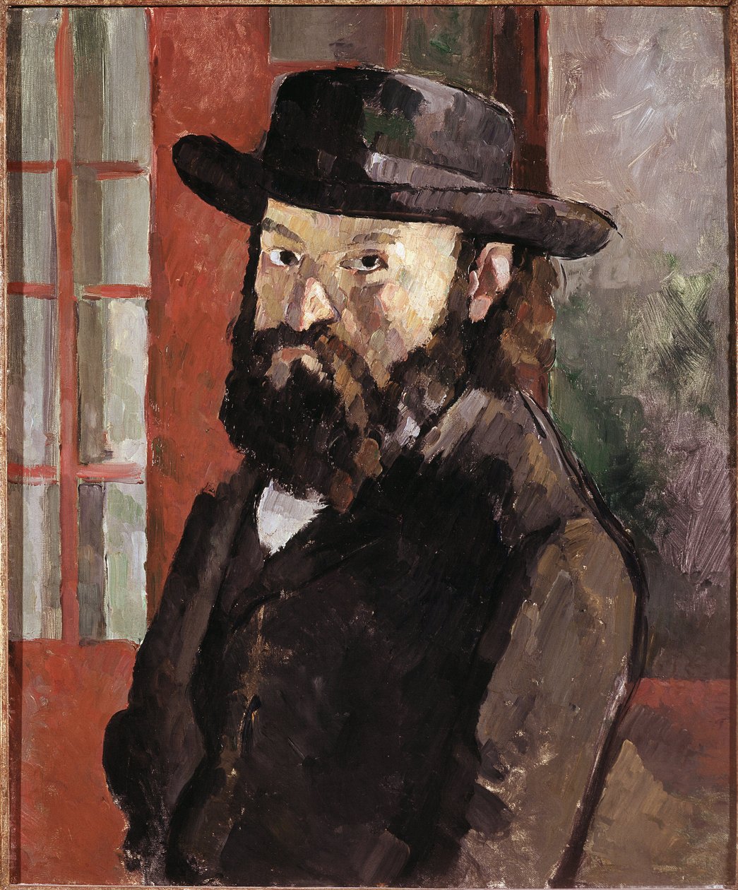 Autoportrét, cca 1879-82 (olej na plátně) od Paul Cézanne