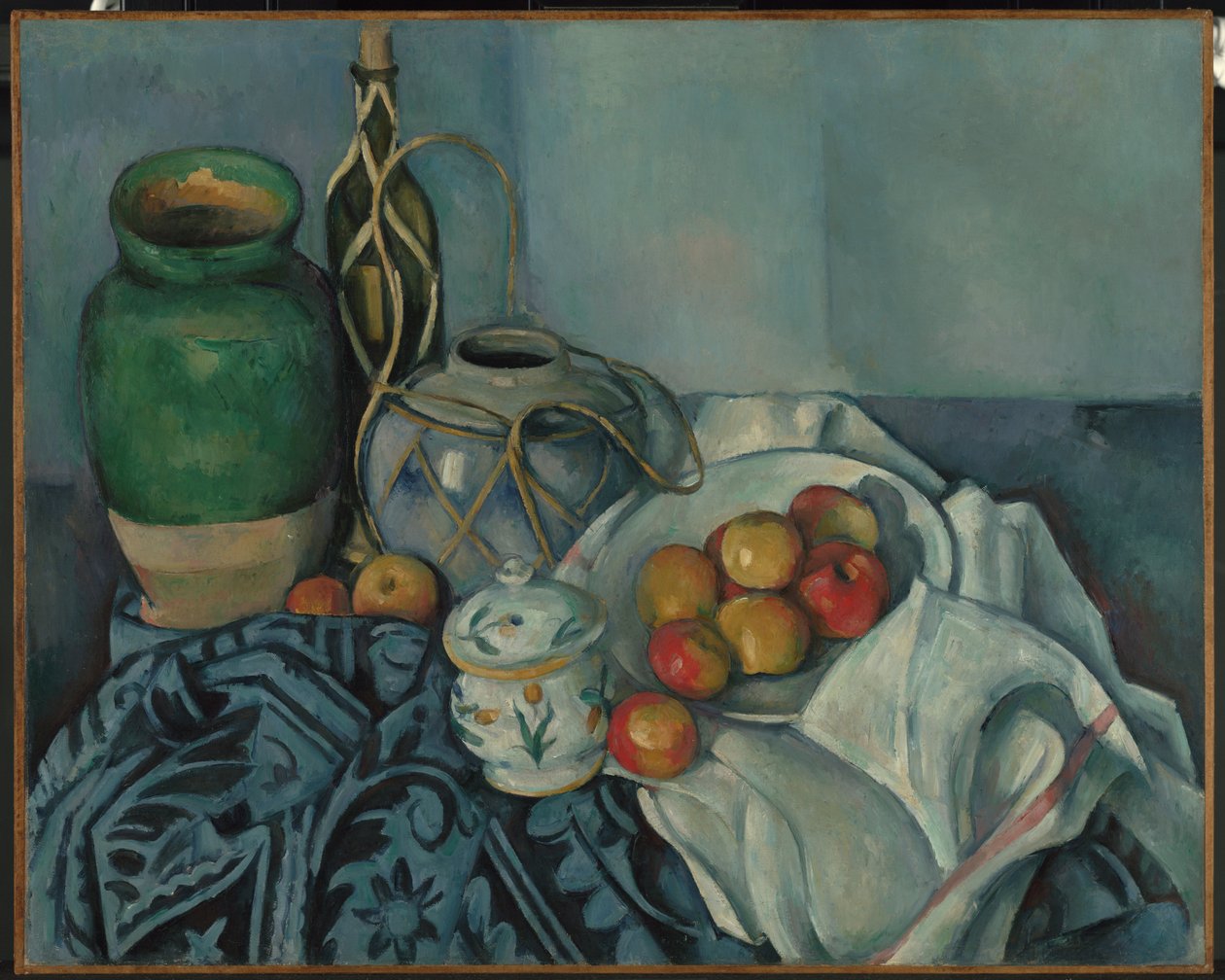 Zátiší s jablky od Paul Cézanne