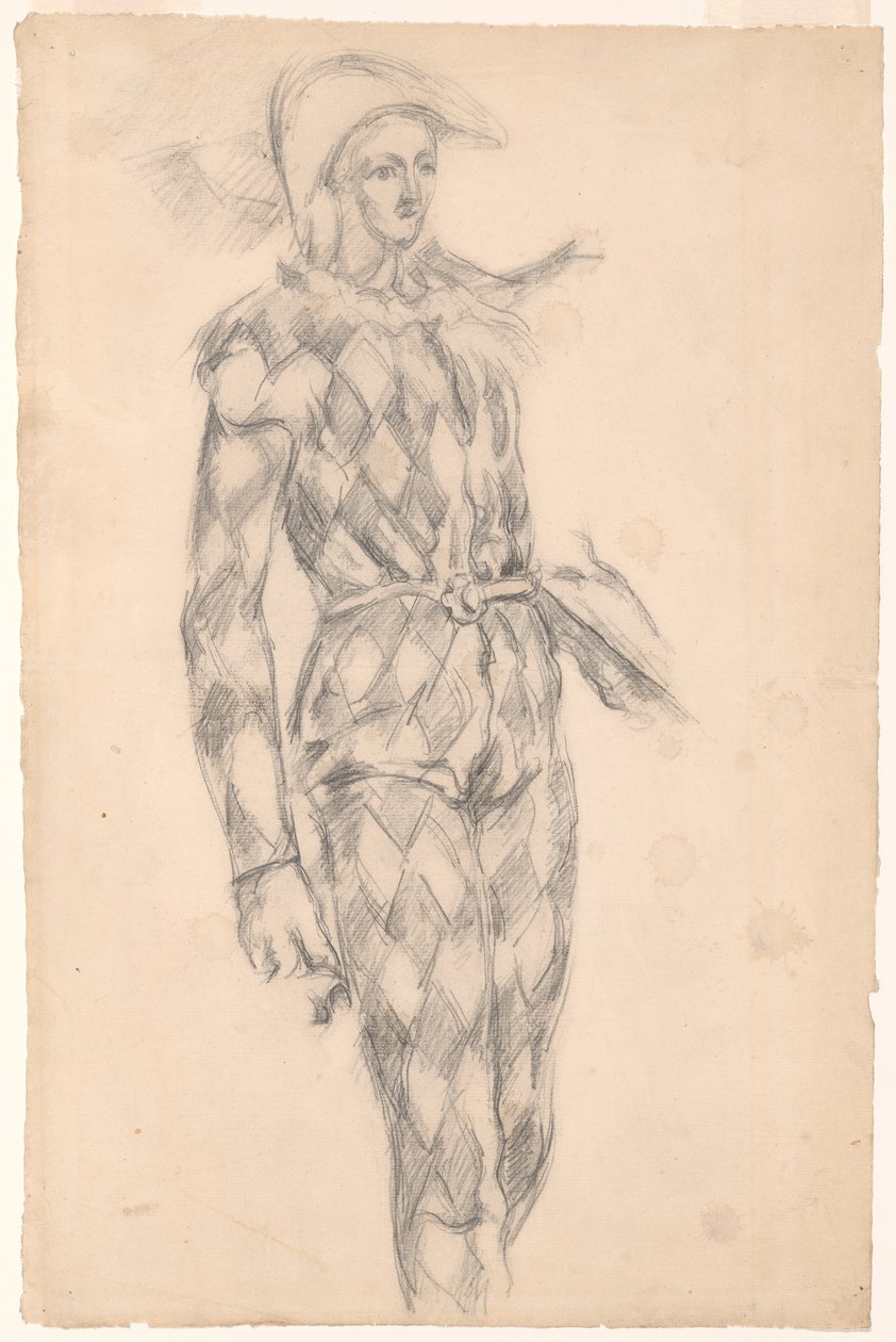 Studie Harlekýna od Paul Cézanne