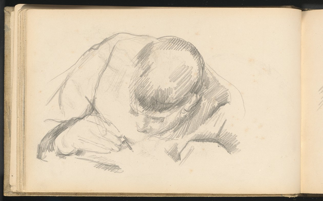 Umělcův syn psaní od Paul Cézanne