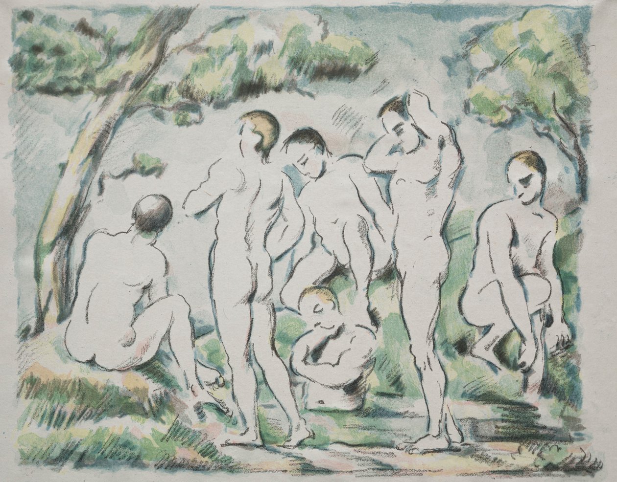 The Bathers, 1897. od Paul Cézanne