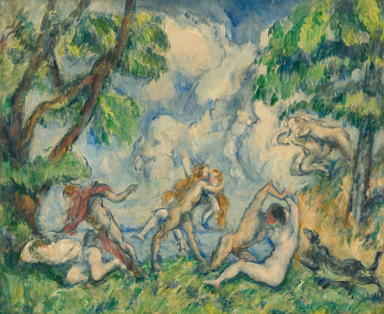 Bitva lásky, c. 1880. od Paul Cézanne