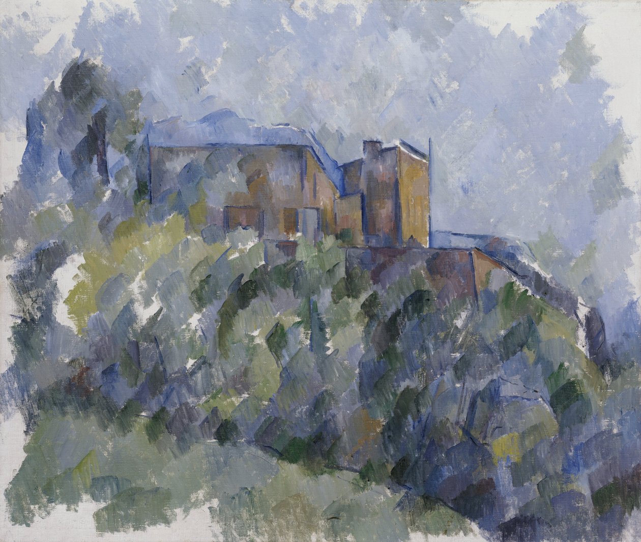 Černý dům od Paul Cézanne