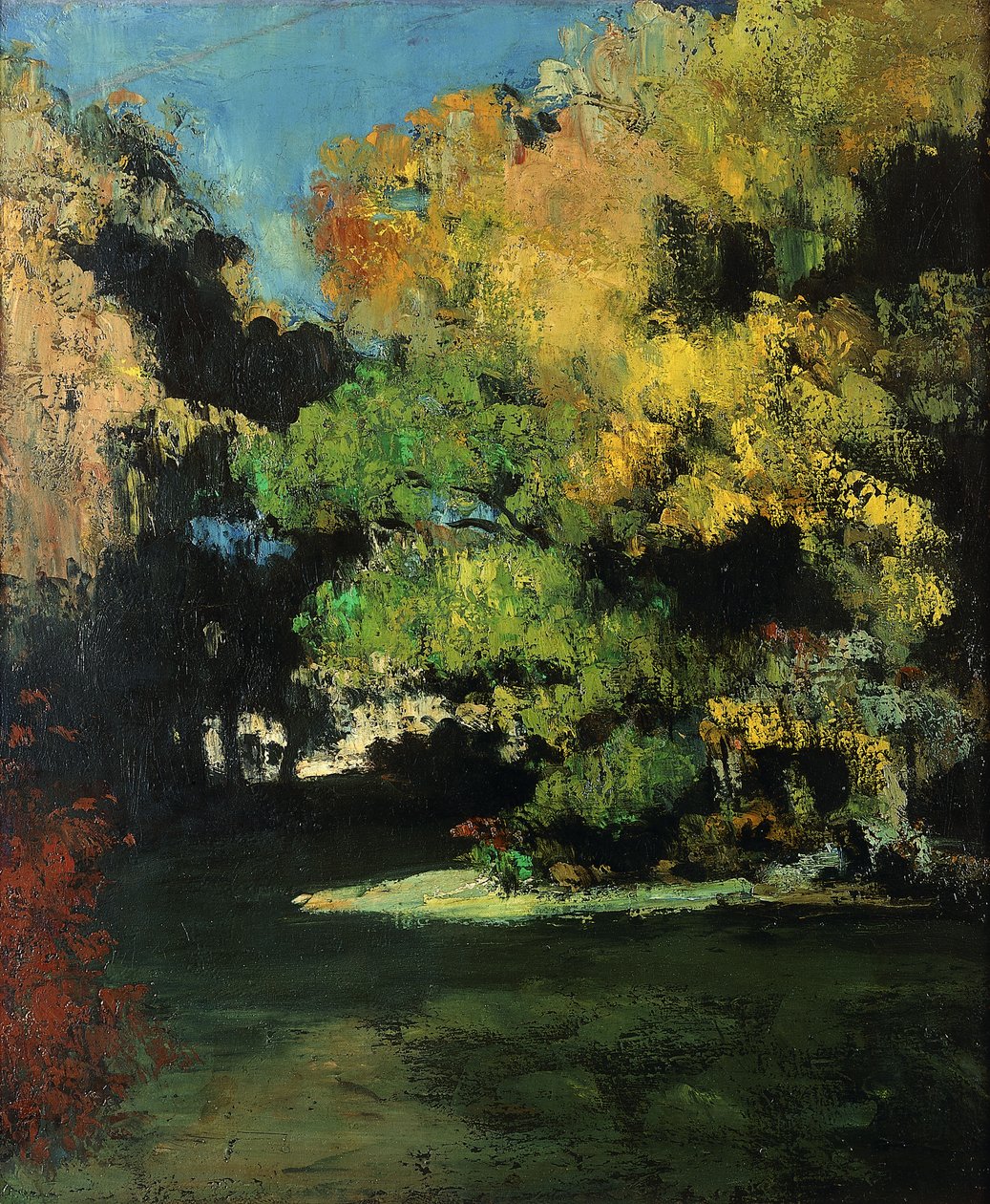 The Glade, kolem roku 1867 od Paul Cézanne