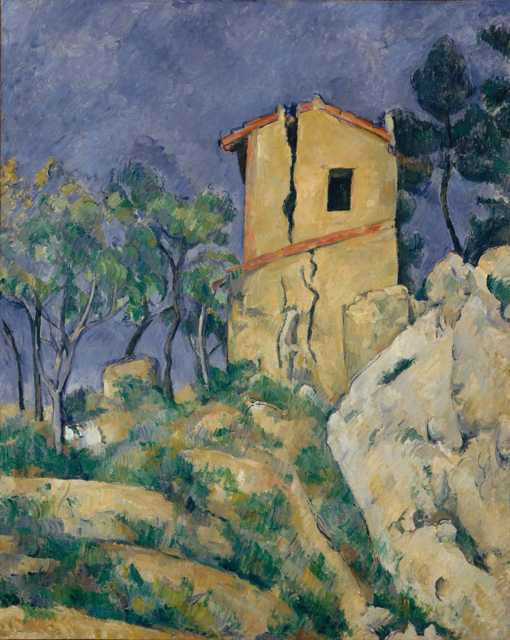 Dům s popraskanými zdmi, 1892-94. od Paul Cézanne