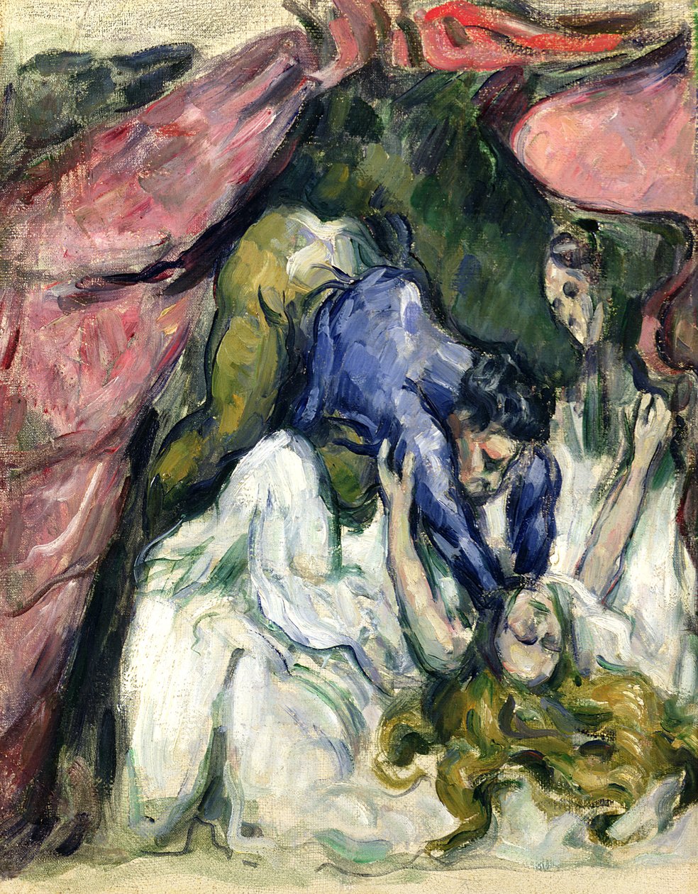 The Strangled Woman, cca 1870-72 (olej na plátně) od Paul Cézanne