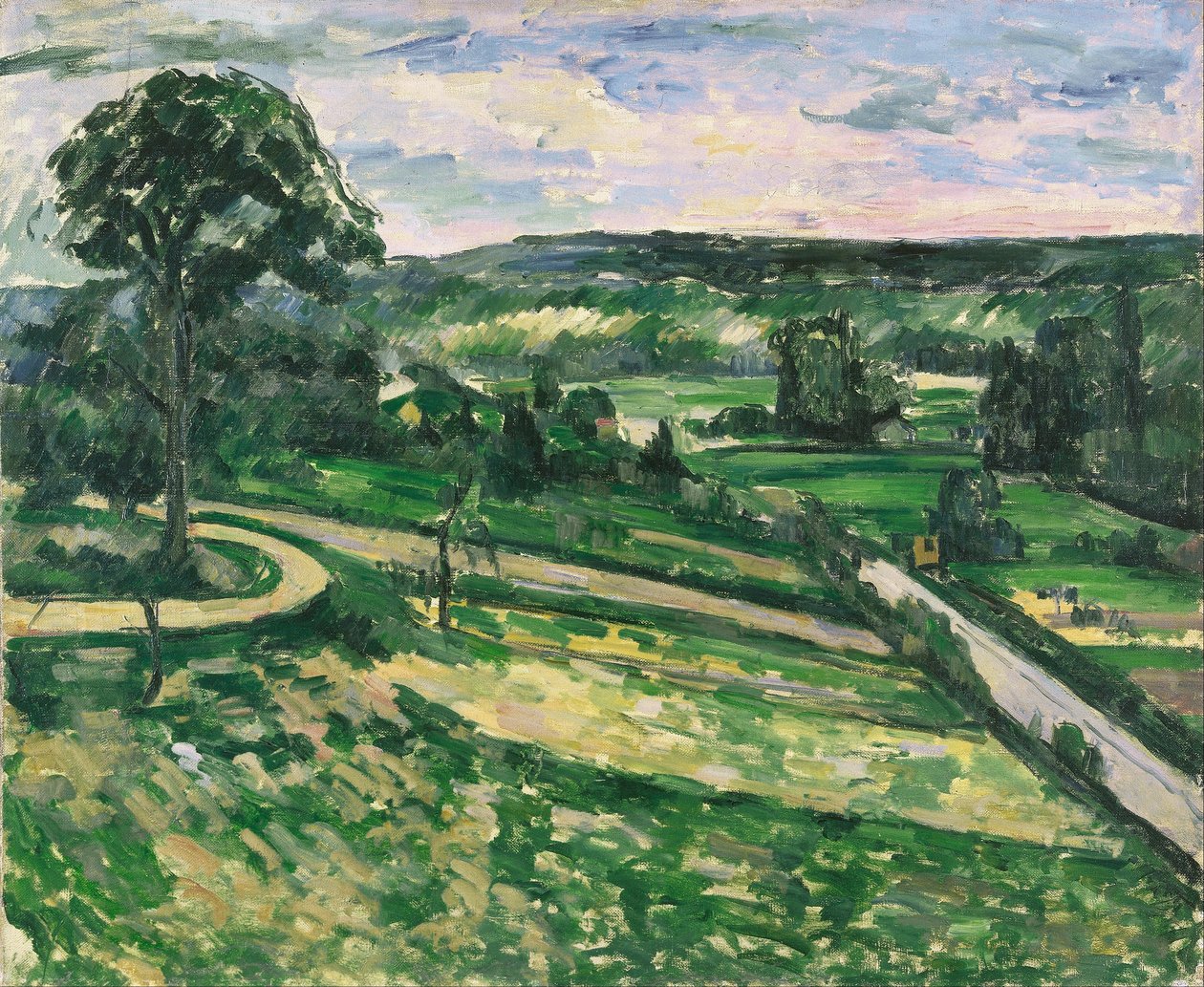 The Tree by the Bend od Paul Cézanne