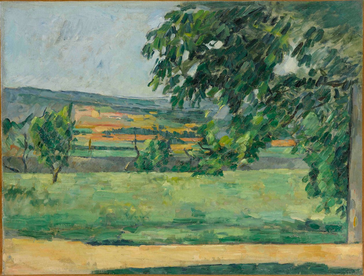 Pohled na Jas de Bouffan, 1875-1876. od Paul Cézanne