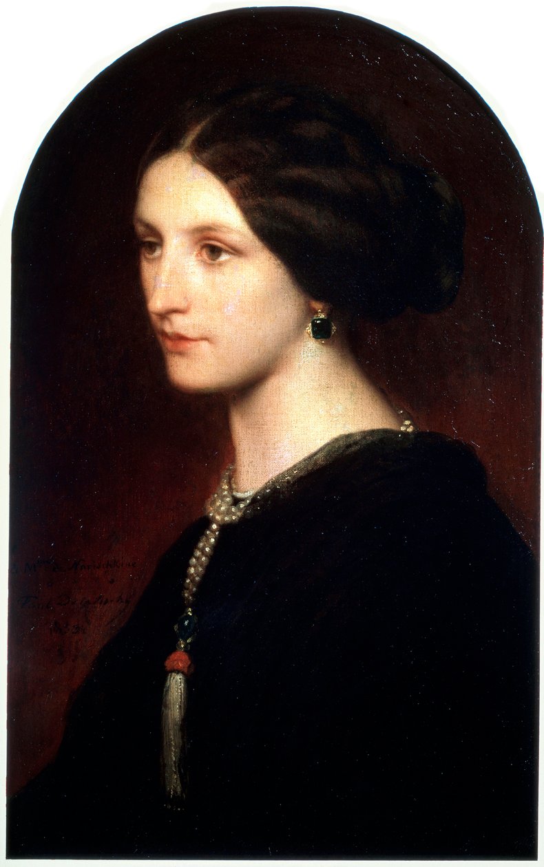 Portrét hraběnky Sophie Shuvaloff, 1853. od Paul Delaroche