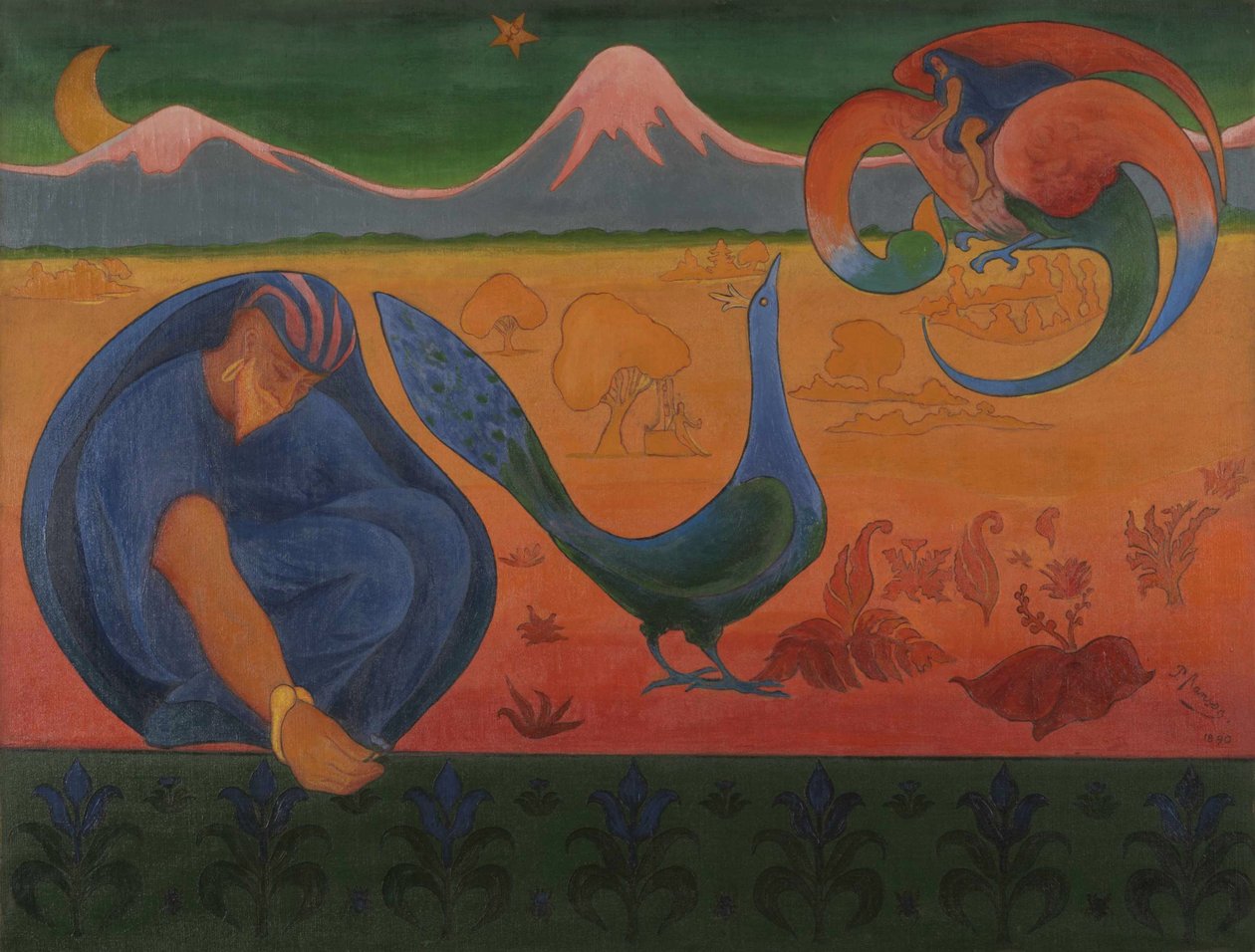 The Nabic Landscape, 1890. od Paul Elie Ranson