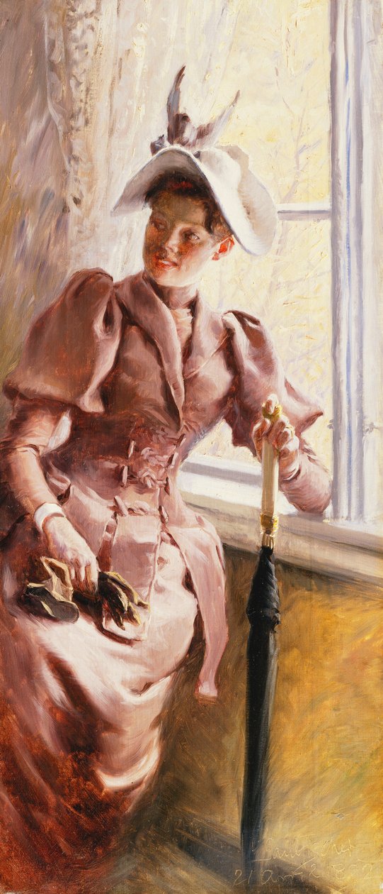 U okna, 1892 od Paul Fischer