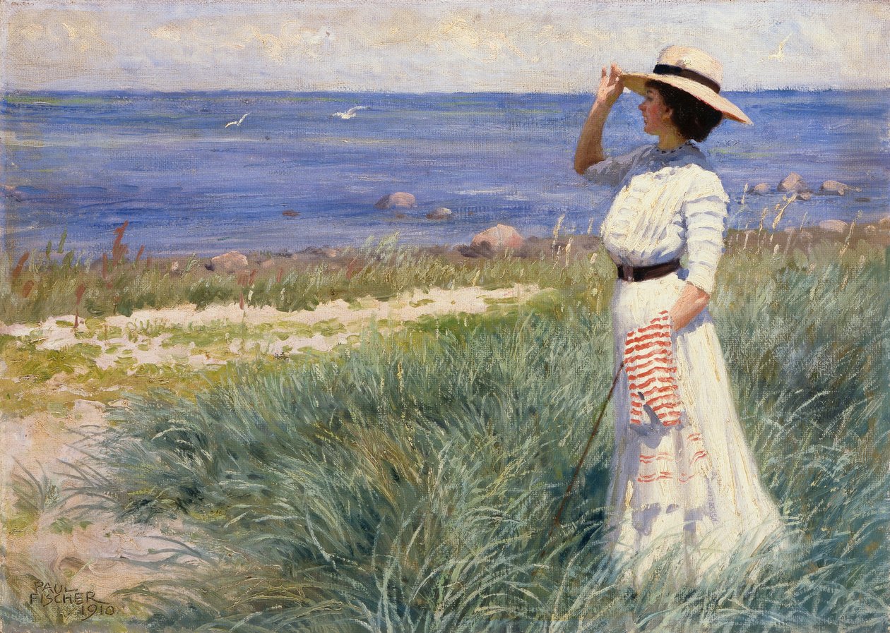 Pohled na moře, 1910 od Paul Fischer