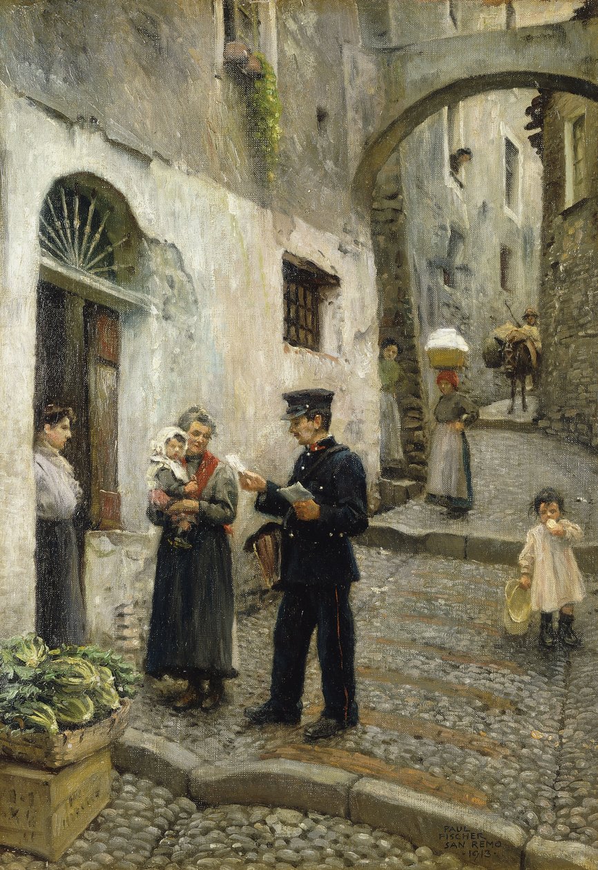 The Morning Post, 1913 od Paul Fischer