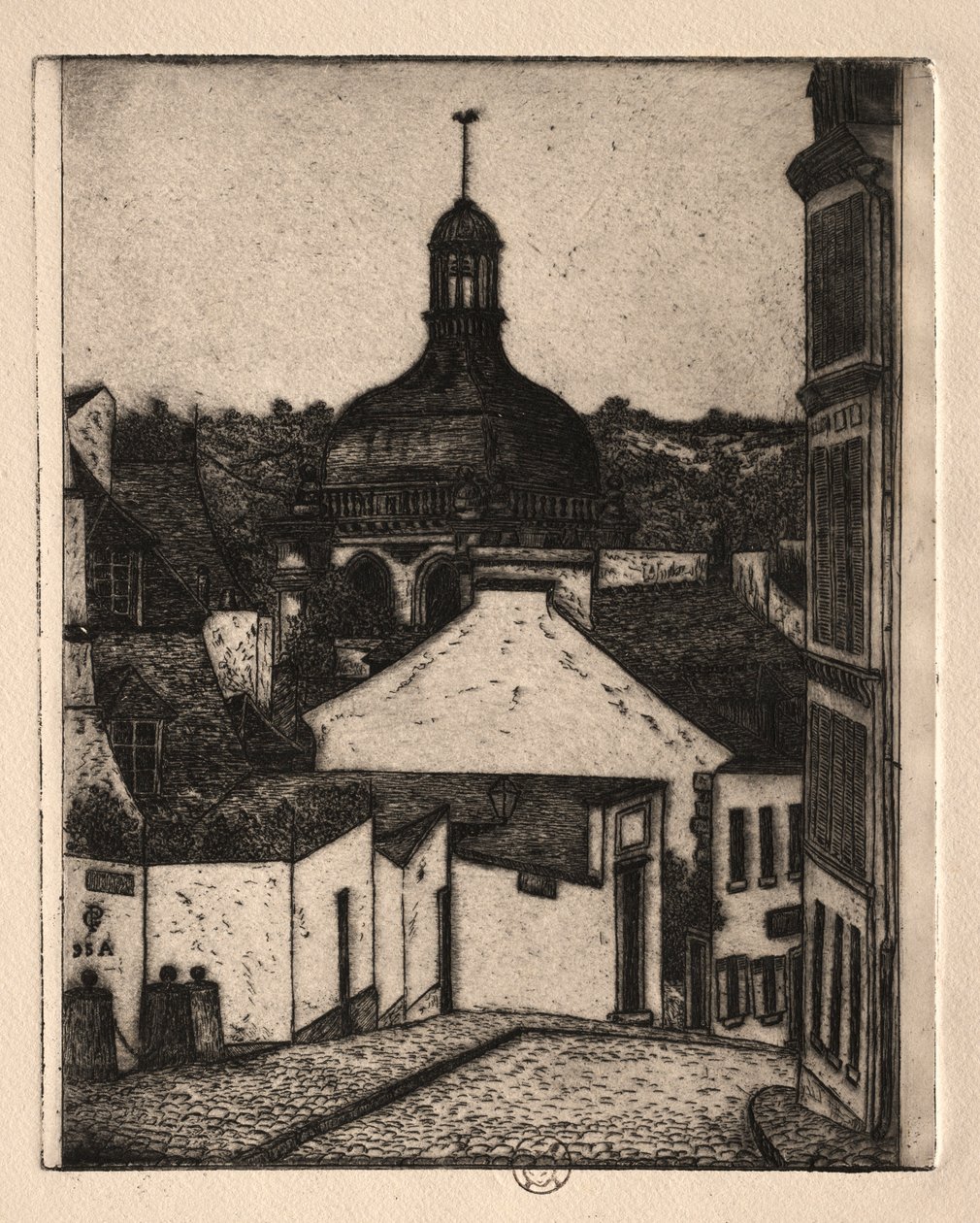 Šest leptů: Notre Dame Street, Pontoise, 1895. od Paul Gachet