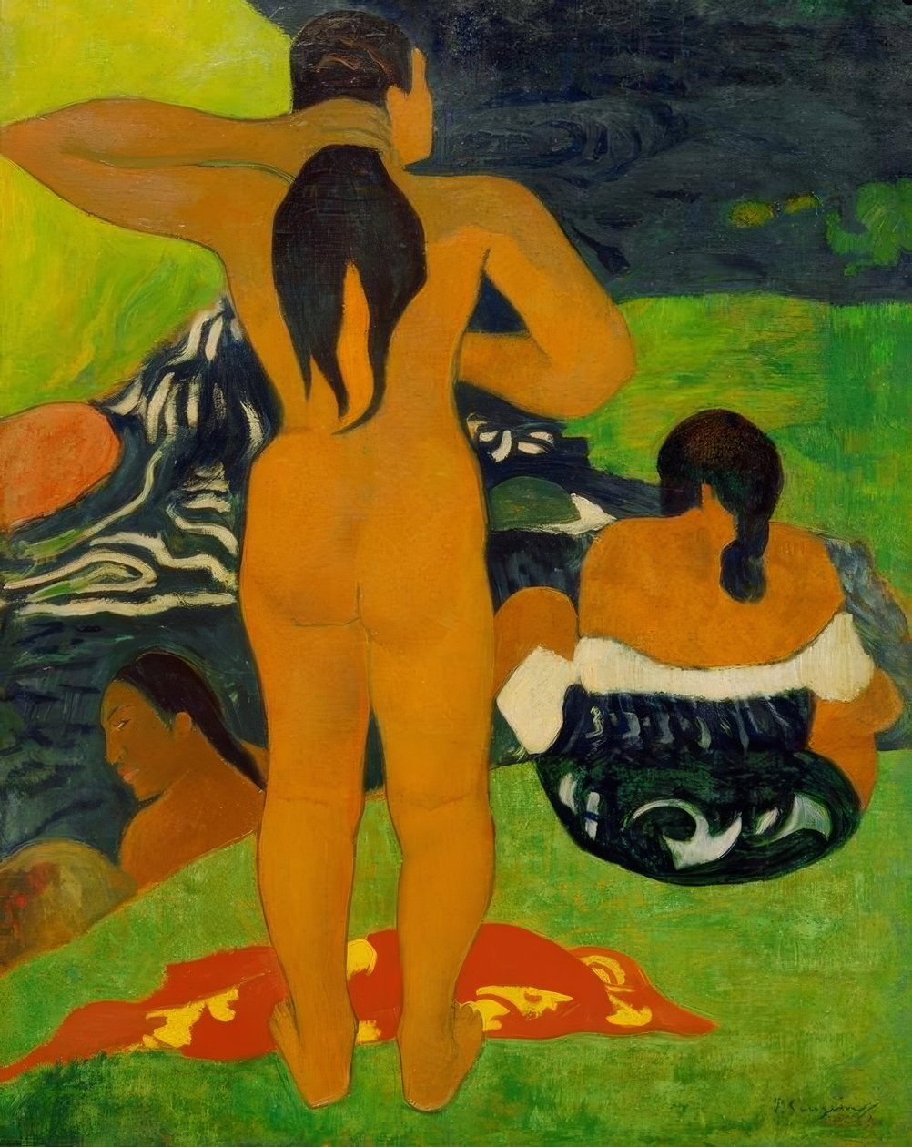 Koupání tahitských žen od Paul Gauguin