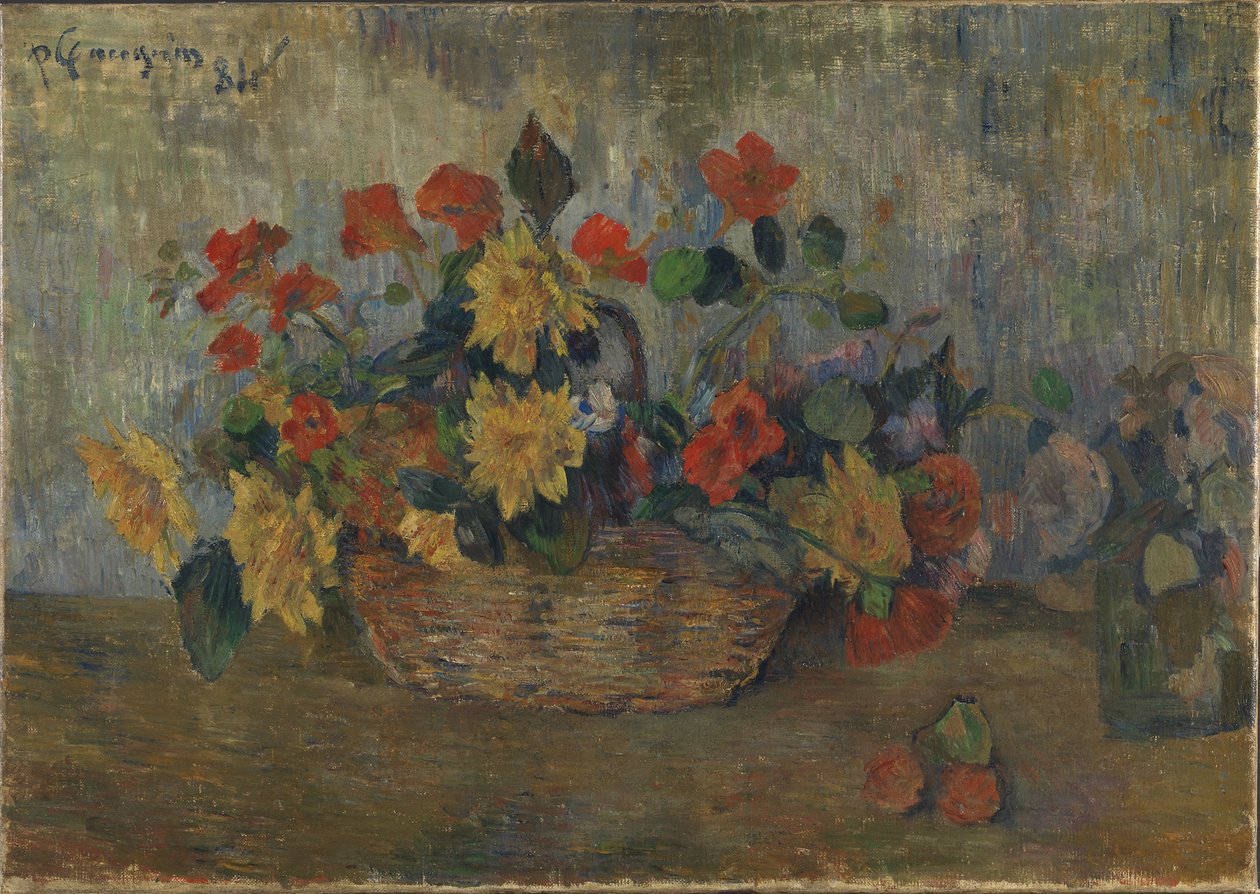 Košík s květinami, 1884. od Paul Gauguin