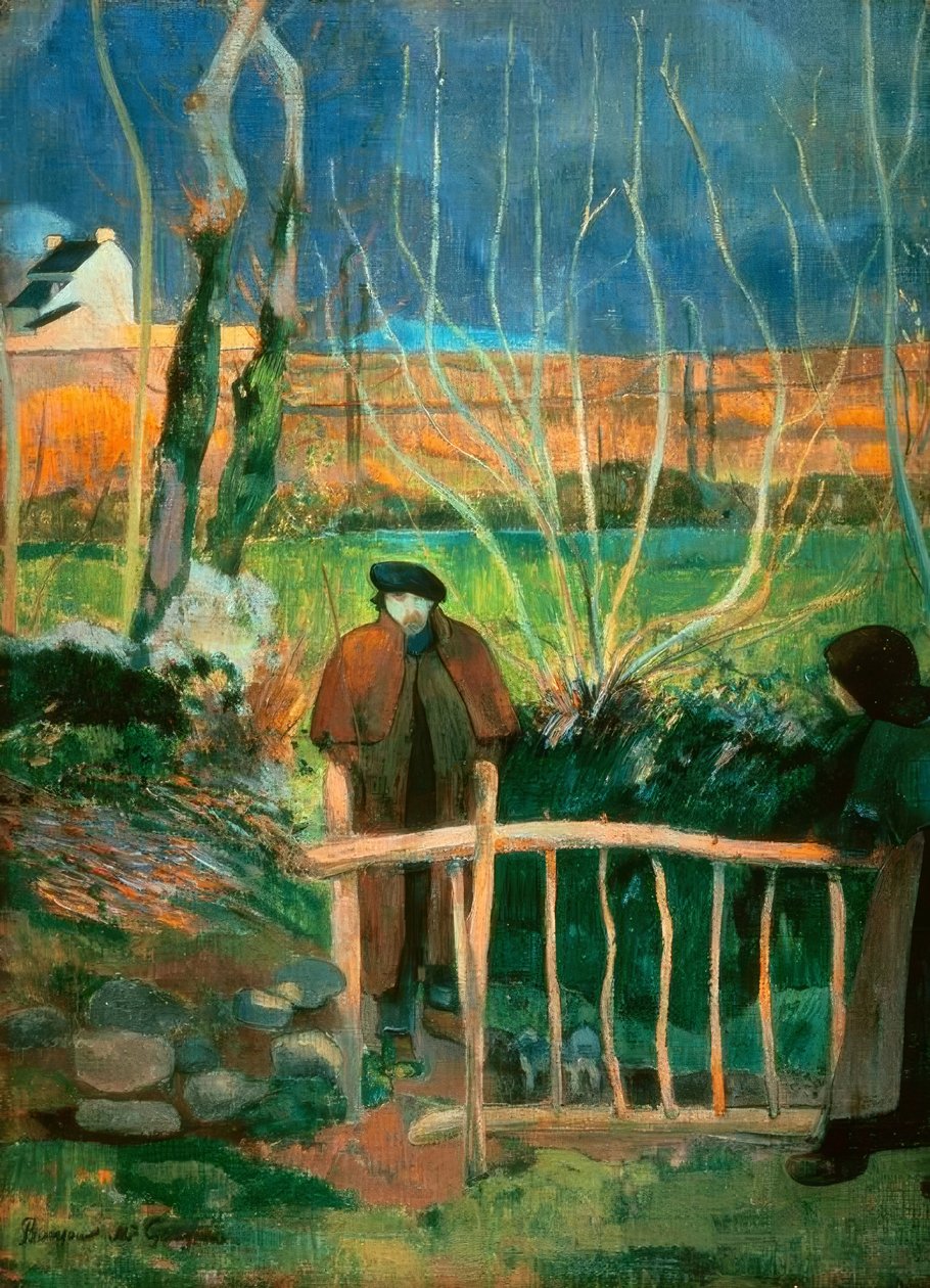 Dobrý den, pane Gauguine od Paul Gauguin