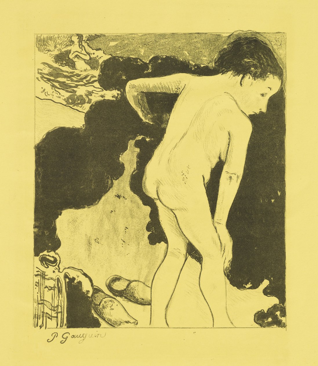 Bretonští koupači od Paul Gauguin