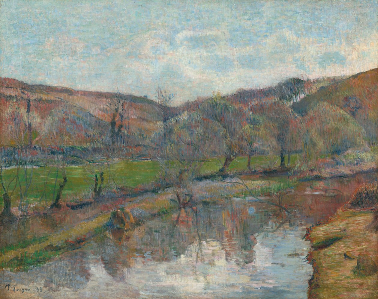 Bretaňská krajina od Paul Gauguin