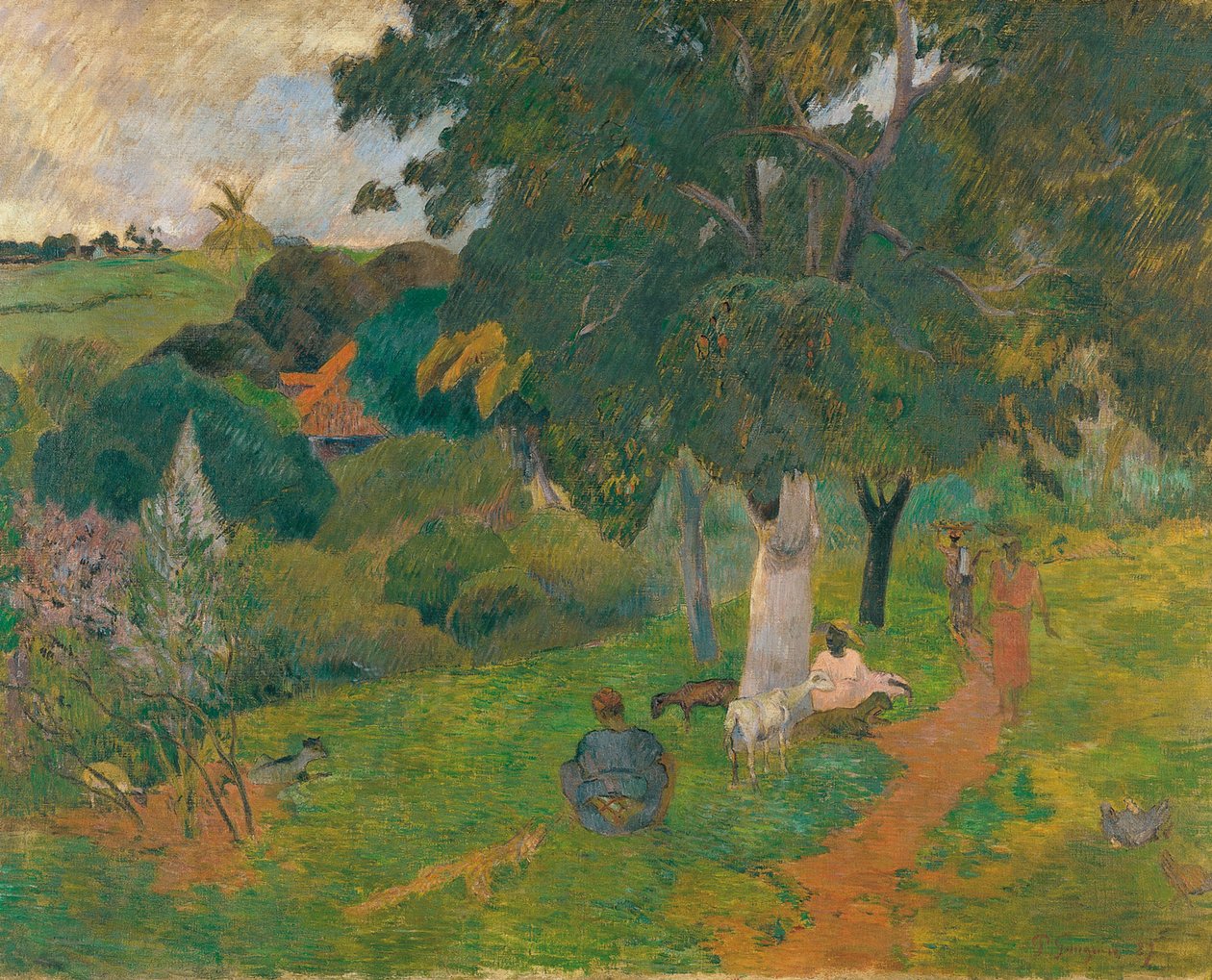 Coming and Going, Martinik, 1887 od Paul Gauguin