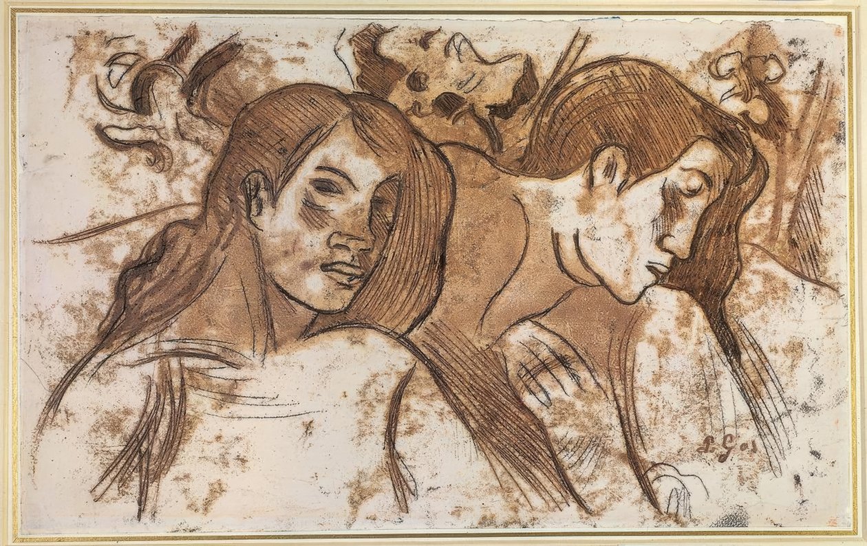 Dva markýzové od Paul Gauguin