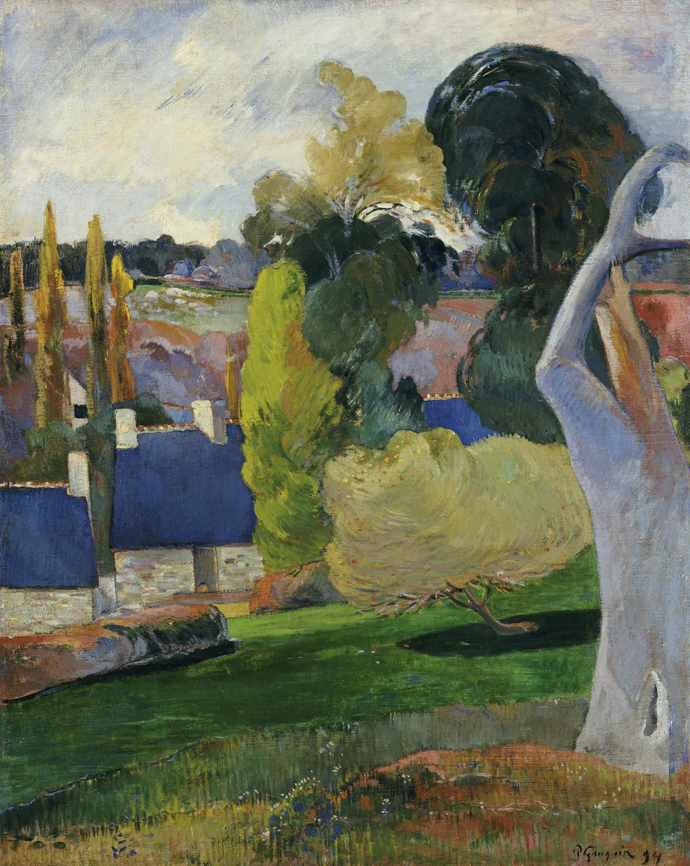 Statek v Bretani II, 1894 od Paul Gauguin