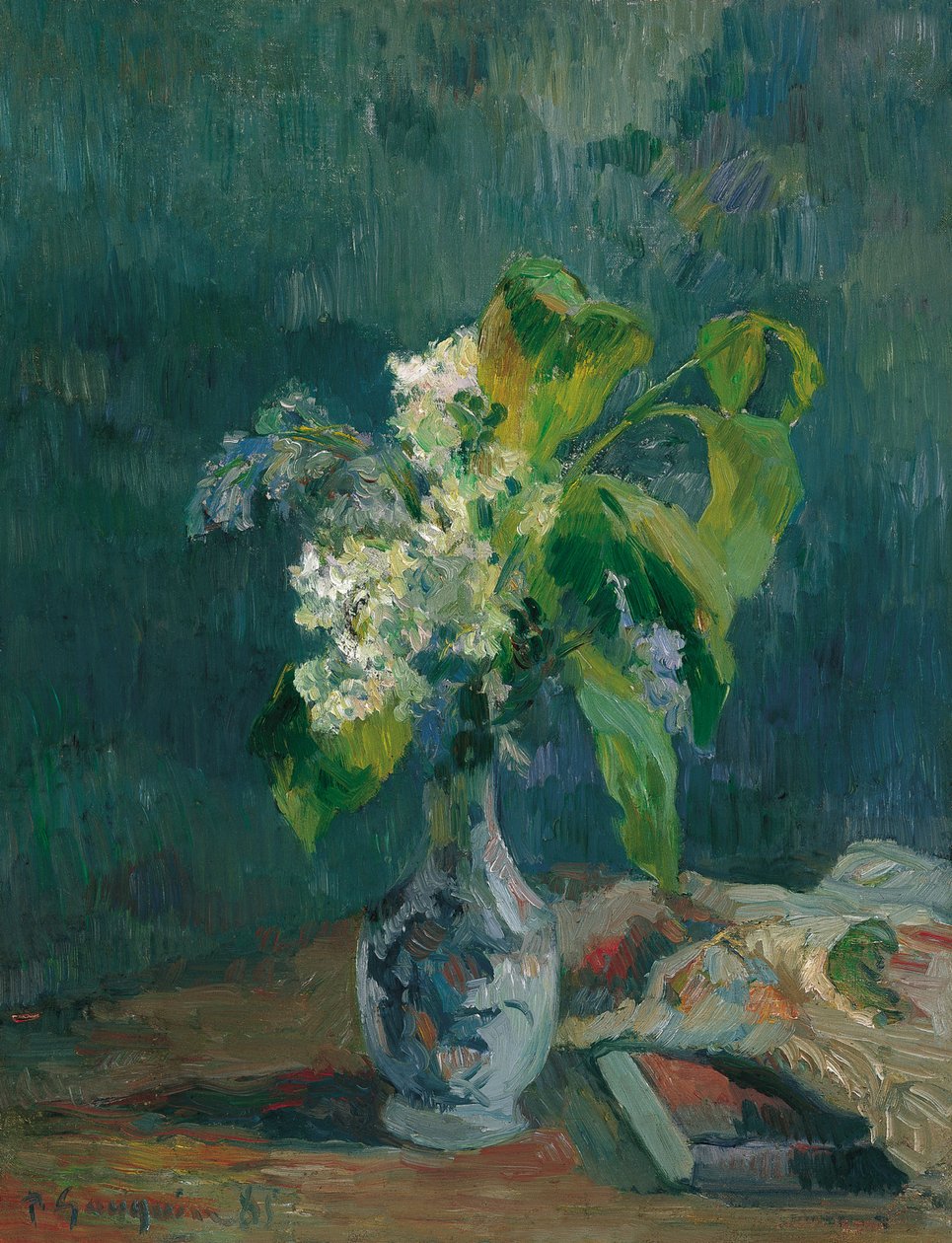 Francouzsky: Bouquet de lilas Šeříky od Paul Gauguin