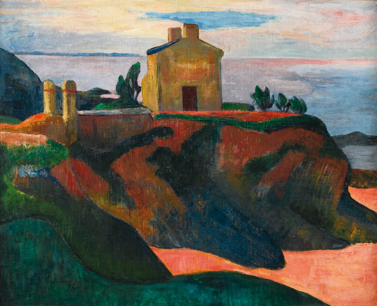 Francouzsky: La Maison du Pan-du od Paul Gauguin
